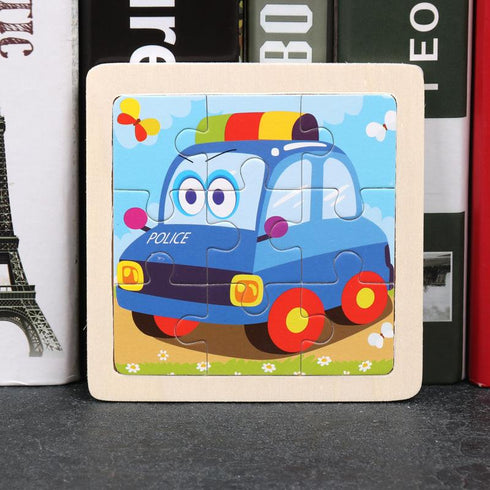 Early education puzzle puzzle toy enlightenment cognition cartoon wooden puzzle